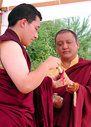 Gyalwa Karmapa and Shamar Rinpoche