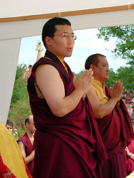 Gyalwa Karmapa and Shamar Rinpoche