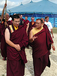 Gyalwa Karmapa and Shamar Rinpoche